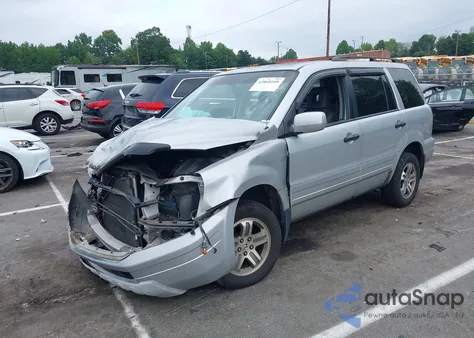 2004 Honda Pilot Ex-L z USA, uszkodzony, nr VIN 2HKYF18554H605275